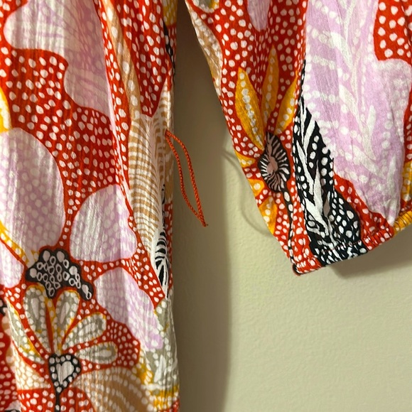 Elizabeth and James Marika Uptown Garden Float Dress Sz Small Farmhouse Relaxed - Picture 7 of 11